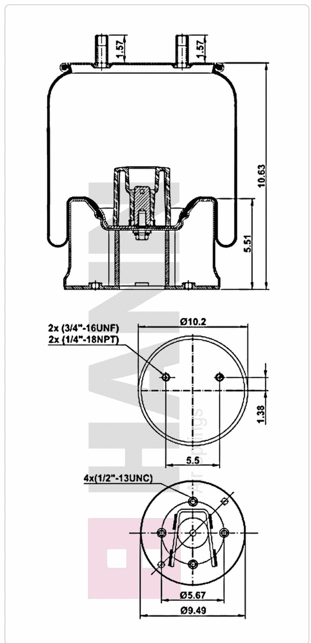 HANN H01.8755.C air spring